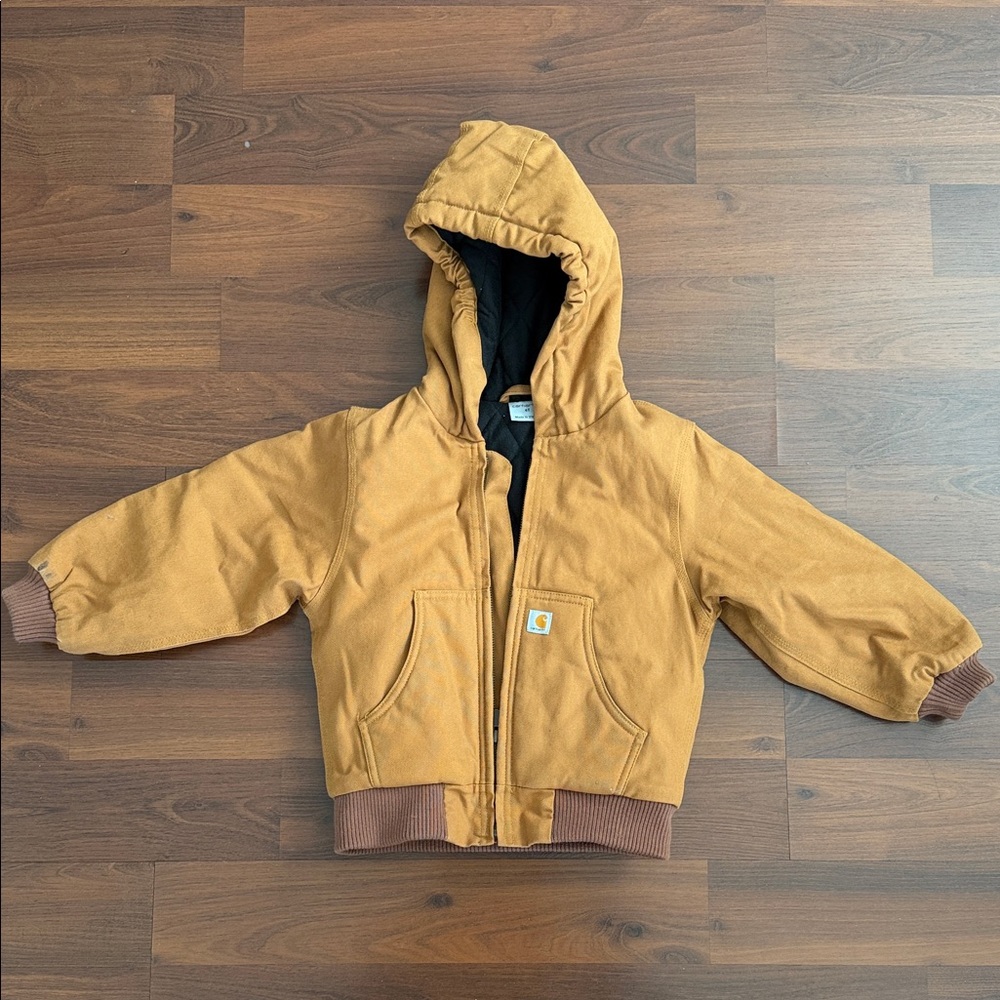 Carhartt Tan Hooded Jacket
